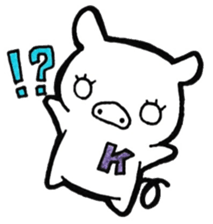 Sticker for the initial K sticker #13698453