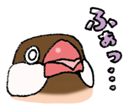 Powerful Java sparrow 3rd sticker #13698589