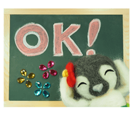 FUNNYBEGO & FRIENDS for stuffed penguin sticker #13698638