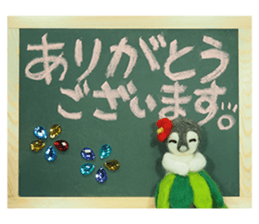 FUNNYBEGO & FRIENDS for stuffed penguin sticker #13698642