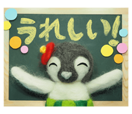 FUNNYBEGO & FRIENDS for stuffed penguin sticker #13698645