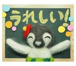 FUNNYBEGO & FRIENDS for stuffed penguin sticker #13698645