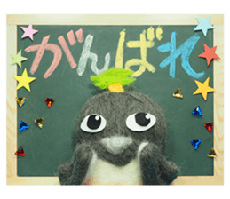 FUNNYBEGO & FRIENDS for stuffed penguin sticker #13698654