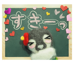 FUNNYBEGO & FRIENDS for stuffed penguin sticker #13698656