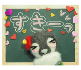 FUNNYBEGO & FRIENDS for stuffed penguin sticker #13698656