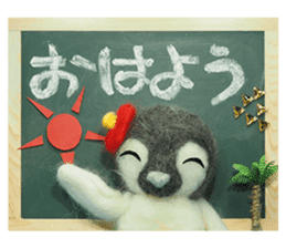 FUNNYBEGO & FRIENDS for stuffed penguin sticker #13698657