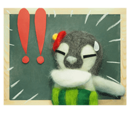 FUNNYBEGO & FRIENDS for stuffed penguin sticker #13698671