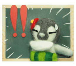 FUNNYBEGO & FRIENDS for stuffed penguin sticker #13698671