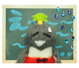 FUNNYBEGO & FRIENDS for stuffed penguin sticker #13698672