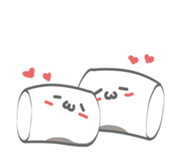 Cute Marshmallow sticker #13699721