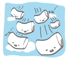 Cute Marshmallow sticker #13699729