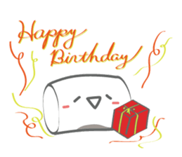 Cute Marshmallow sticker #13699732