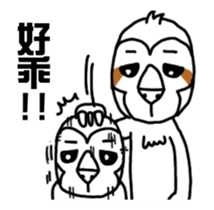 White Lazy Sloth-2 sticker #13699910