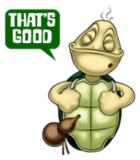 Shifu Goes Down from the Mountain sticker #13700182