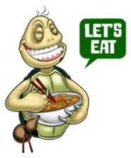 Shifu Goes Down from the Mountain sticker #13700194