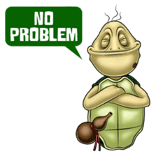 Shifu Goes Down from the Mountain sticker #13700197