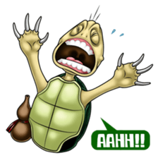 Shifu Goes Down from the Mountain sticker #13700205