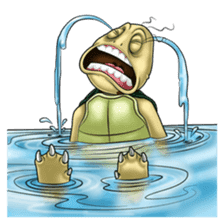 Shifu Goes Down from the Mountain sticker #13700214