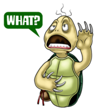 Shifu Goes Down from the Mountain sticker #13700215