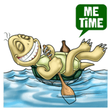 Shifu Goes Down from the Mountain sticker #13700221