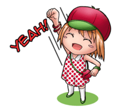 Kippi the Apple Maniac Girl sticker #13700702