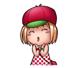 Kippi the Apple Maniac Girl sticker #13700706