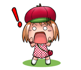 Kippi the Apple Maniac Girl sticker #13700710