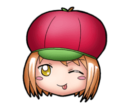 Kippi the Apple Maniac Girl sticker #13700711
