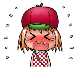 Kippi the Apple Maniac Girl sticker #13700713
