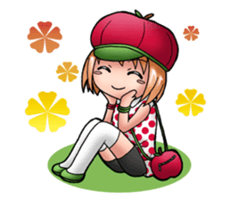 Kippi the Apple Maniac Girl sticker #13700718