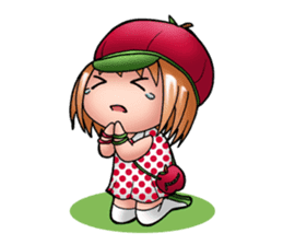 Kippi the Apple Maniac Girl sticker #13700719