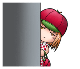 Kippi the Apple Maniac Girl sticker #13700722