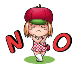 Kippi the Apple Maniac Girl sticker #13700728