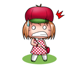Kippi the Apple Maniac Girl sticker #13700730