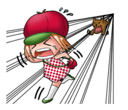 Kippi the Apple Maniac Girl sticker #13700733