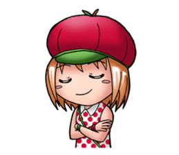 Kippi the Apple Maniac Girl sticker #13700739