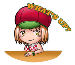 Kippi the Apple Maniac Girl sticker #13700740