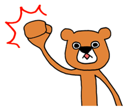 KUMA-bear sticker #13700963