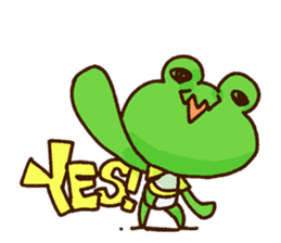 KAERU of the frog For everyday use sticker #13701106