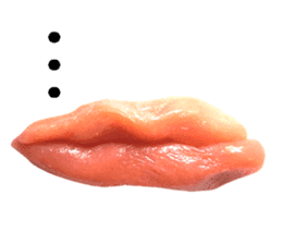 Basic Hiragana of cod roe lips sticker #13701693