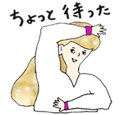 ladies'stamp sticker #13702031