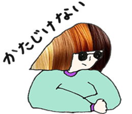 ladies'stamp sticker #13702035