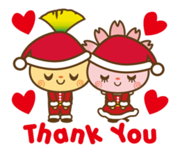 Mishimarukun&Mishimarukochan X'mas sticker #13702071