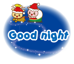 Mishimarukun&Mishimarukochan X'mas sticker #13702090