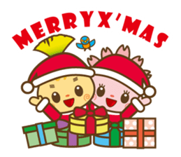 Mishimarukun&Mishimarukochan X'mas sticker #13702092
