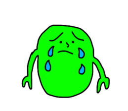 Monster eat the grass sticker #13702132