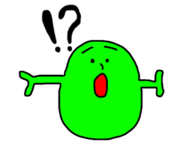 Monster eat the grass sticker #13702133