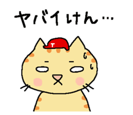Red helmet cats , hinatiro sticker #13702433