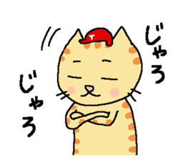 Red helmet cats , hinatiro sticker #13702436