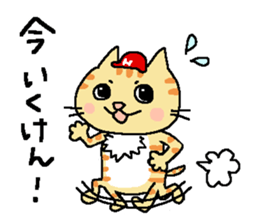 Red helmet cats , hinatiro sticker #13702437